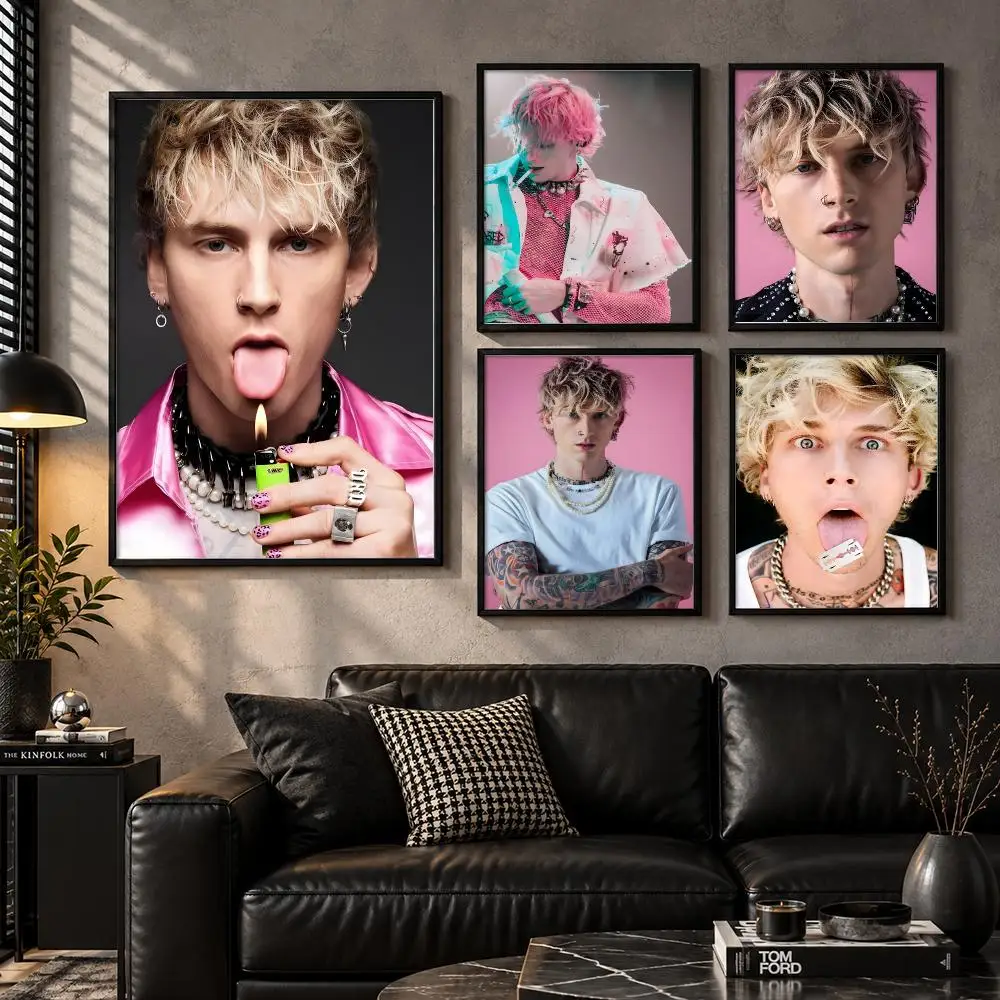 Richard C Baker Rap Rock Artist Alternative Music Poster Art Poster Aesthetic Unframed Wall Prints for Bedroom & Living Room