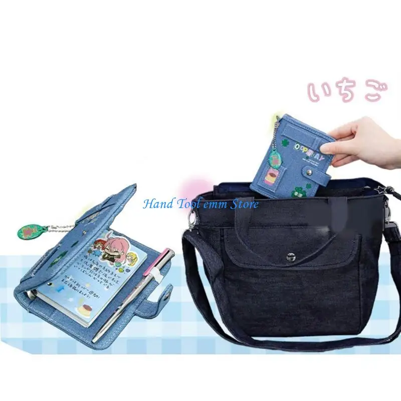 H37F Retro Notebook Scrapbook Journal Notepad Small Notebook Page Binder Notebook