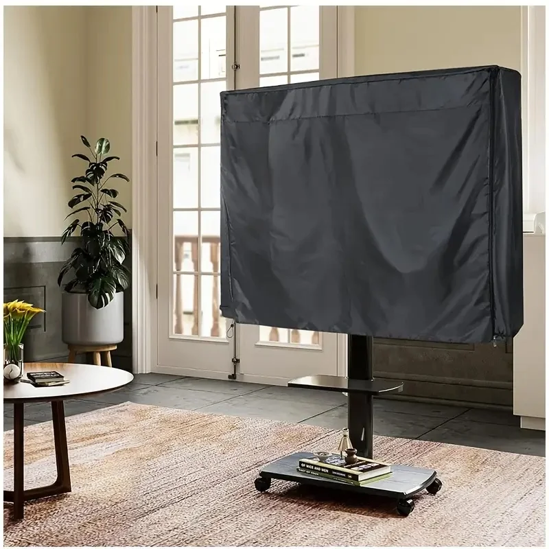 Mobile TV stand cover, TV dust cover, outdoor furniture dust cover Oxford cloth material (only the cover, not the TV)