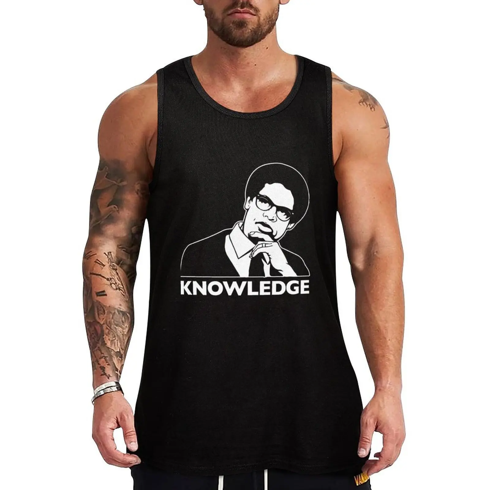 

Sowell Knowledge Relaxed Fit Tank Top gym accessories man Muscle fit anime gym Gym T-shirts for men