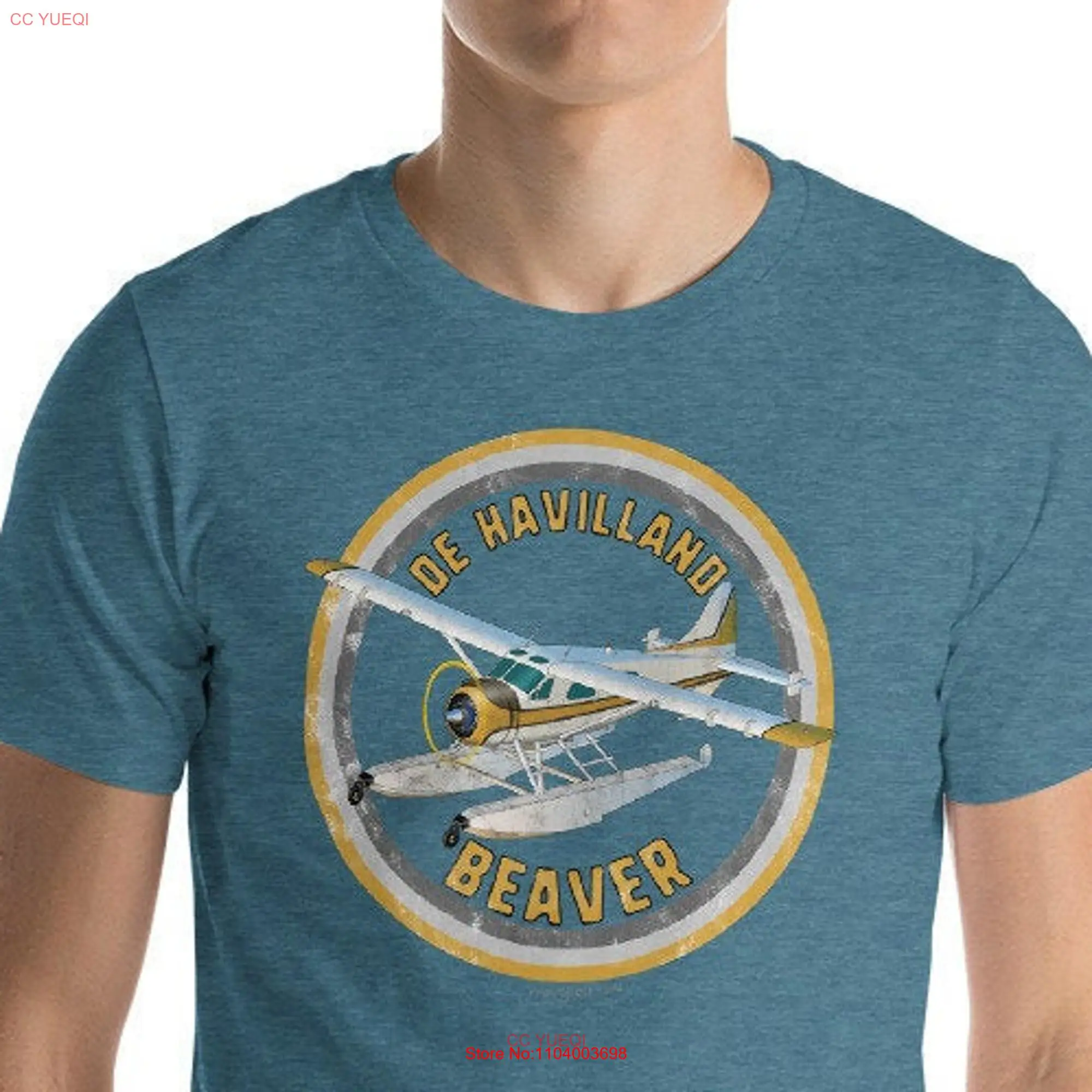 de Havilland Beaver Airplane T Shirt long or short sleeves