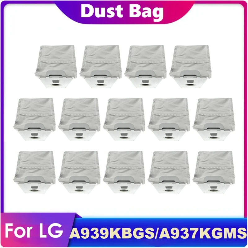 14Pcs Replacement Dust Bag For  A939KBGS/A937KGMS Vacuum Cleaner Garbage Bag Household Cleaning Parts