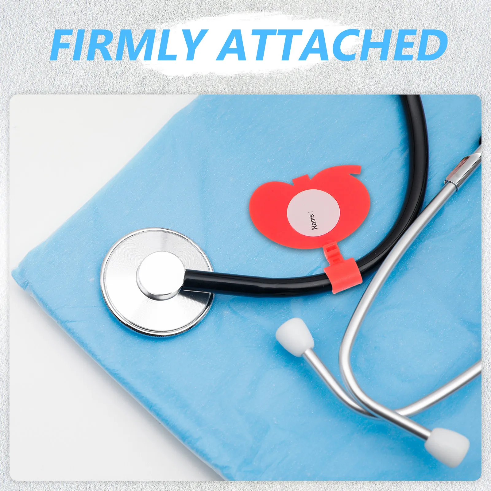

12Pcs Stethoscope Name Tags Plastic Organ Shape Medical Pendant Id Card Doctor Nurse Identification Badge Stethoscope Nameplate