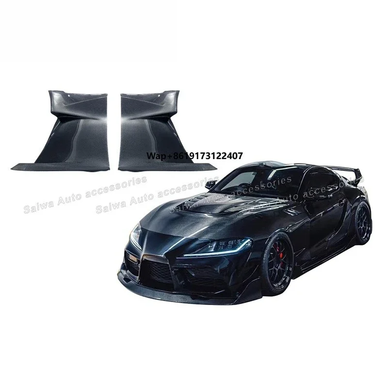 Car Fenders for Supra A90 A91 EVS Style Carbon Fiber Front Fender Sports Body Kit 2019-2022