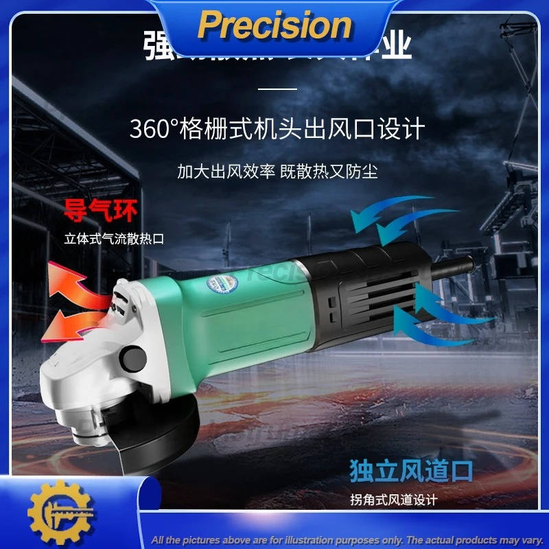 2026 Electric Angle Grinder Multi Functional High Power Handheld Grinder for Home Use Cutting Polishing Tool