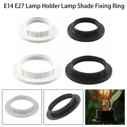 E14/E27 Plastic Lamp Holder Lamp Shade Retaining Ring Fixed Installation Of Chandelier Pendant Lamp Lampshade Lighting Fittings
