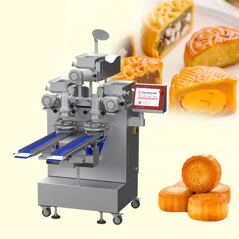 Mooncake Machine Truffle Ball Making Kibbeh Maamoul Moon Cake Line Encrusting Kubba Making Machine