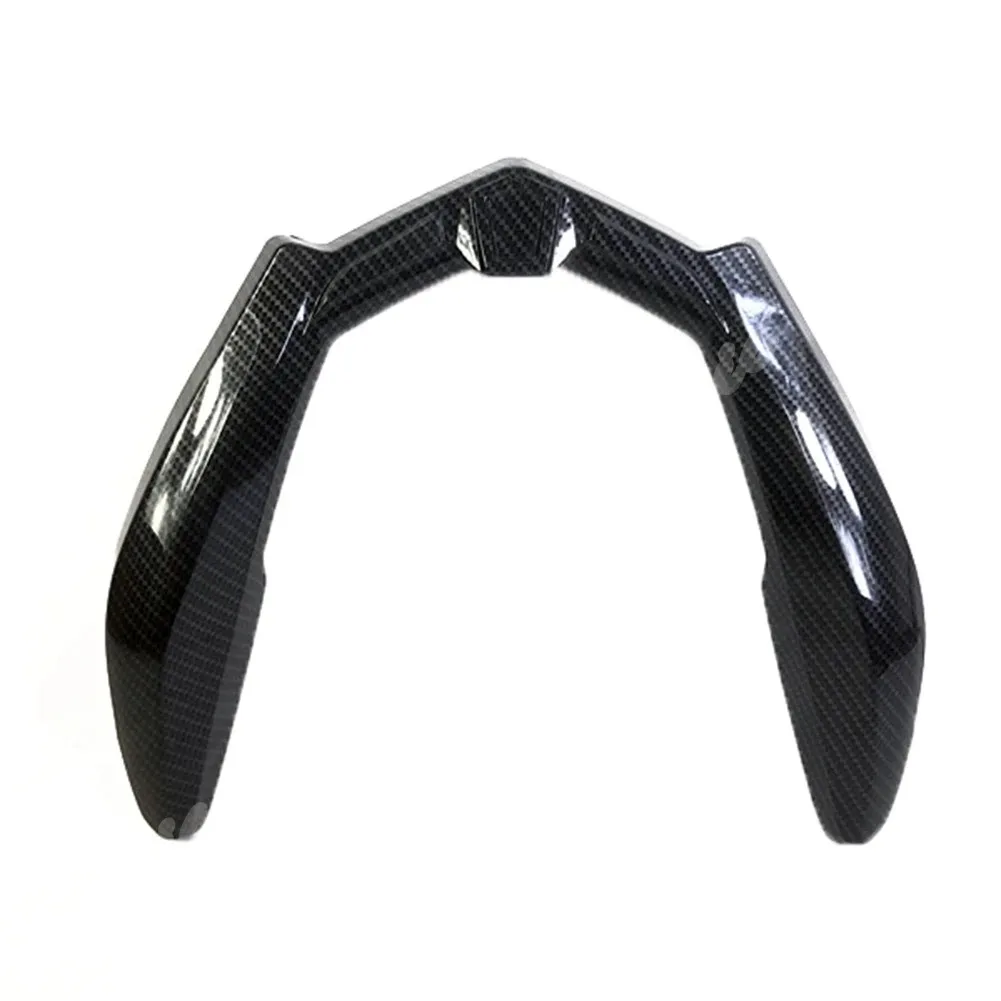 Carbon Fiber Printed Refit Rear Shelf Handrail Passenger Tail Armrest Fin Luggage Rack Trim For YAMAHA NMAX155 2020