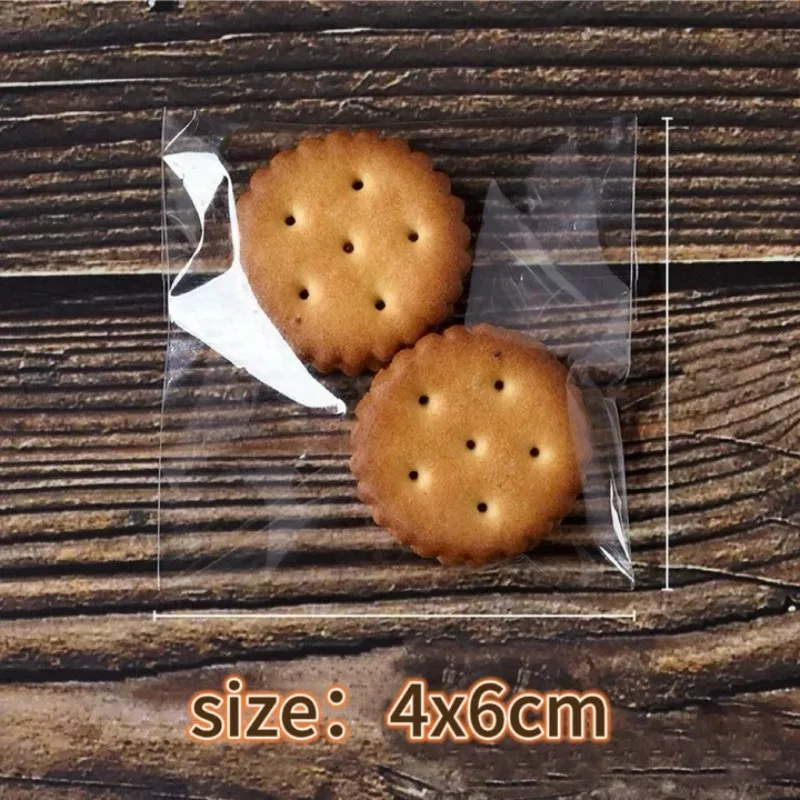 Geschenkzakjes Transparant Snoep Bakken Buscuit Kiem Toast Dim Broodzak Bakverpakking Feestartikelen voor Kerst Snoep