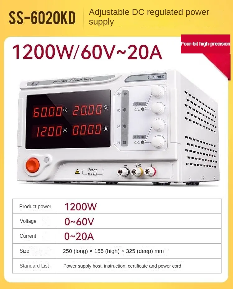 

High power adjustable DC voltage regulator 60V30V150W300Wprogrammable constant voltage constant current high precision