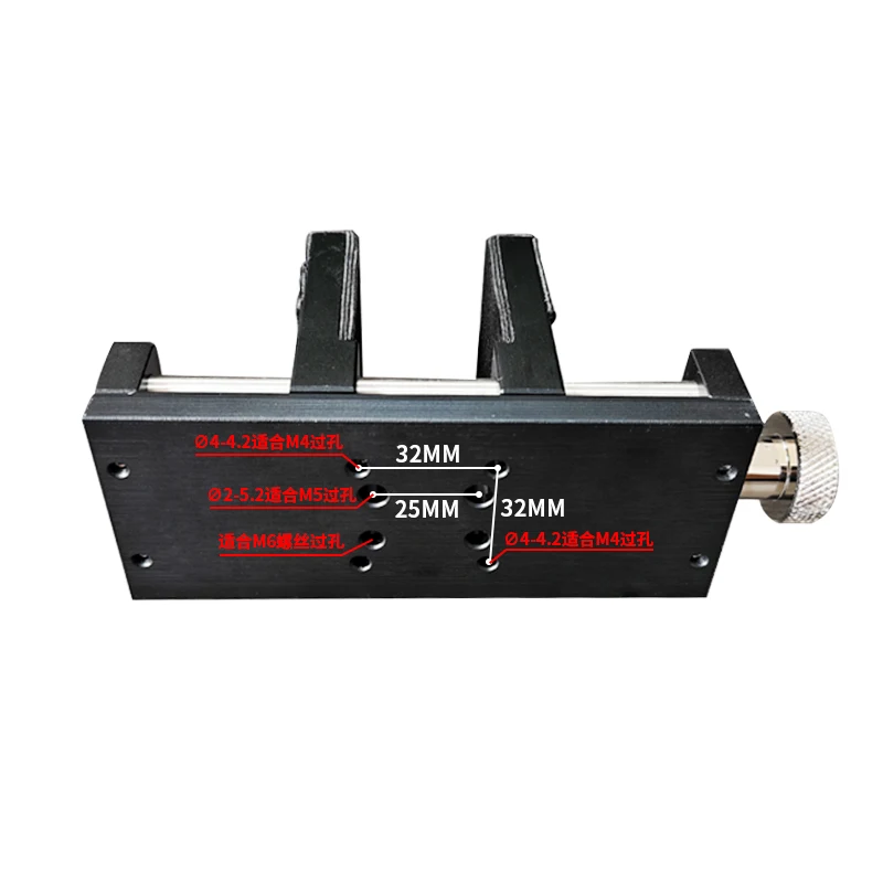 Manual Fine Tuning Lifting Slide Table With Scale Industrial Camera Fixing Clip Visual Focus Platform