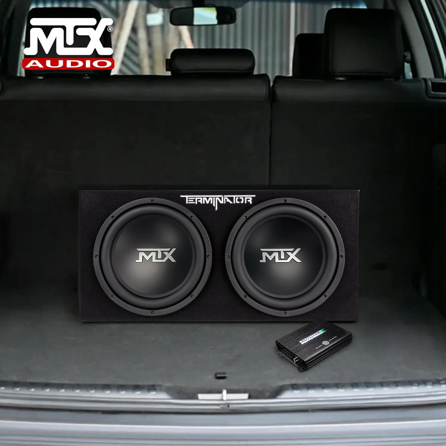 12 Inch 1200W Dual Loaded Car Subwoofer Package – 4 Ohm Sub Enclosure with 1200W Mono A/B Amplifier & Complete Wiring Kit 5