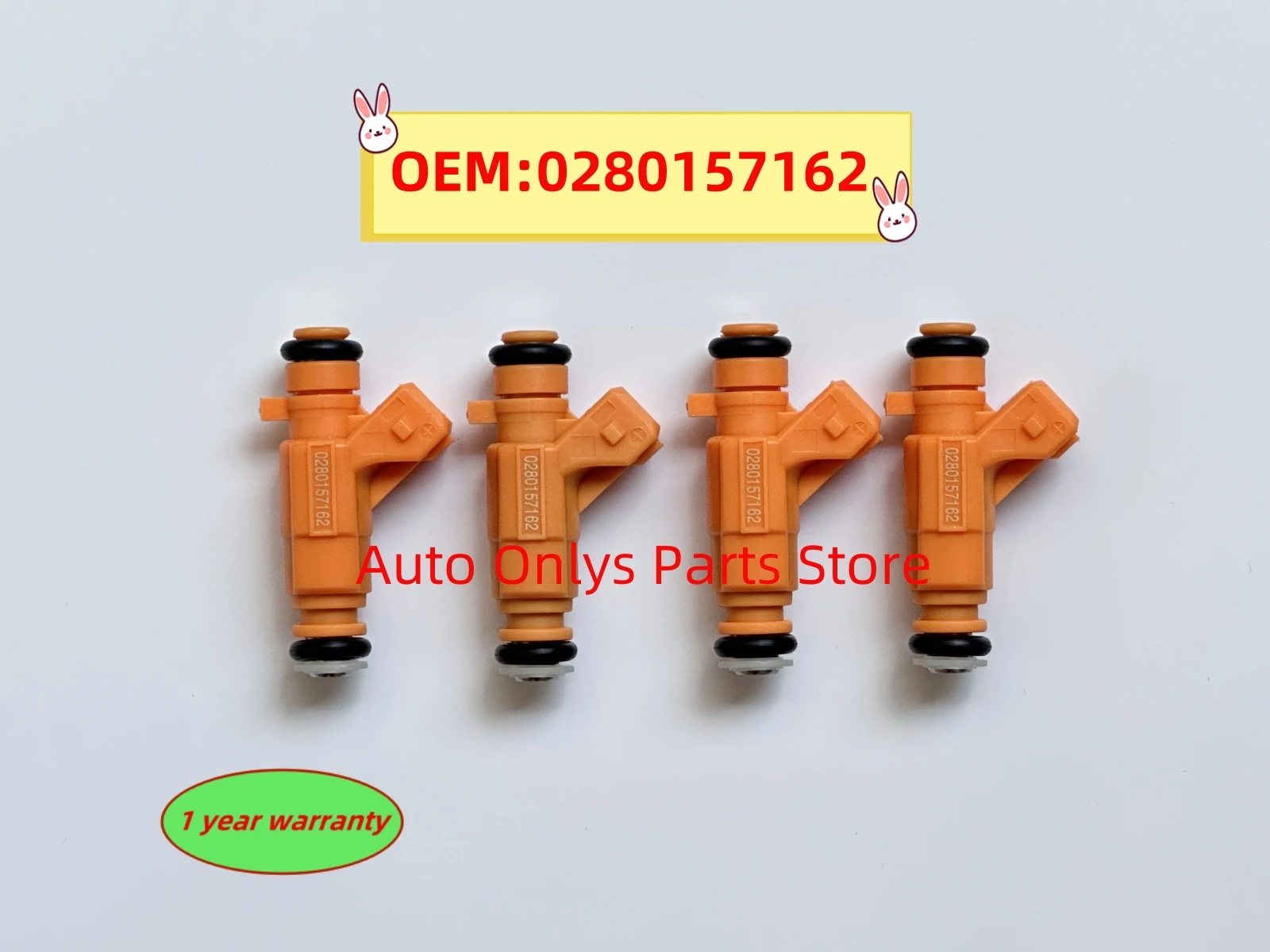 

4pc 0280157162 High quality Injector Nozzle For - Ford Kai/ Fiesta/ Ecosport 1.5/1.6 16v car accessories