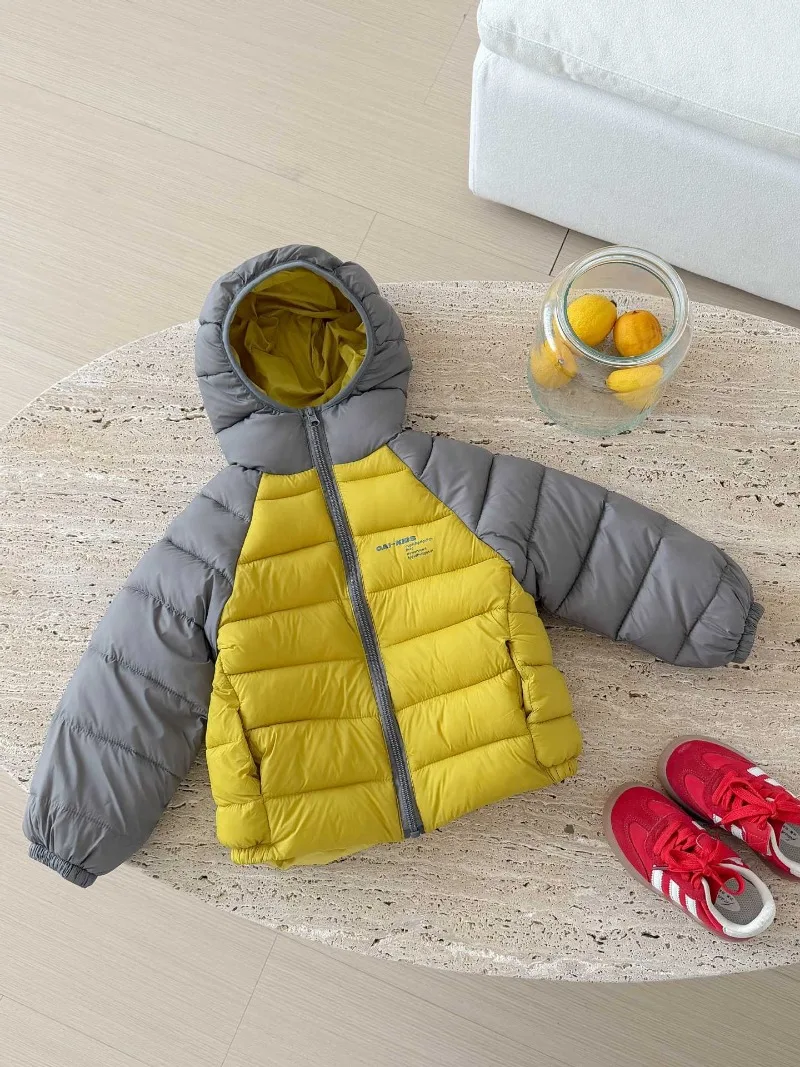 Kinder-Daunenjacke aus verdickter Baumwolle, wasserdicht, koreanische Version, kurzer Outdoor-Mantel für Jungen und Mädchen, bequemes „Bread“-Design – Detail 11