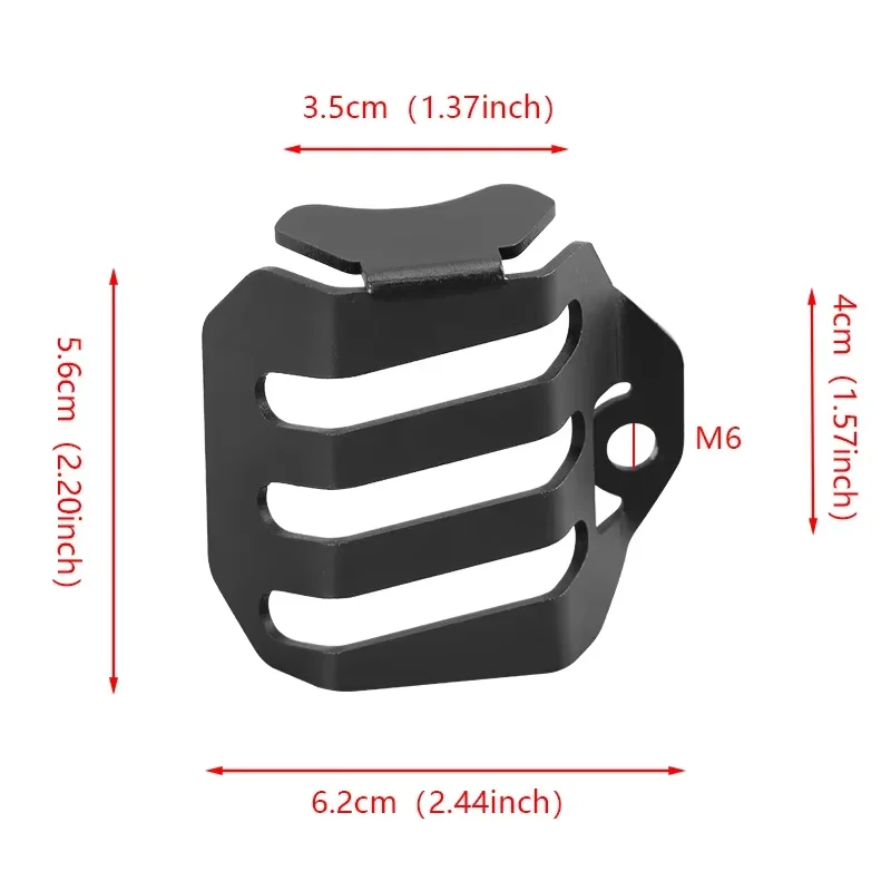 Motorcycle Brake Reservoir Protector Fluid Reservoir Guard Cover Oil Cup Protection for CFMOTO 800MT-X 800 MTX 2023-2024