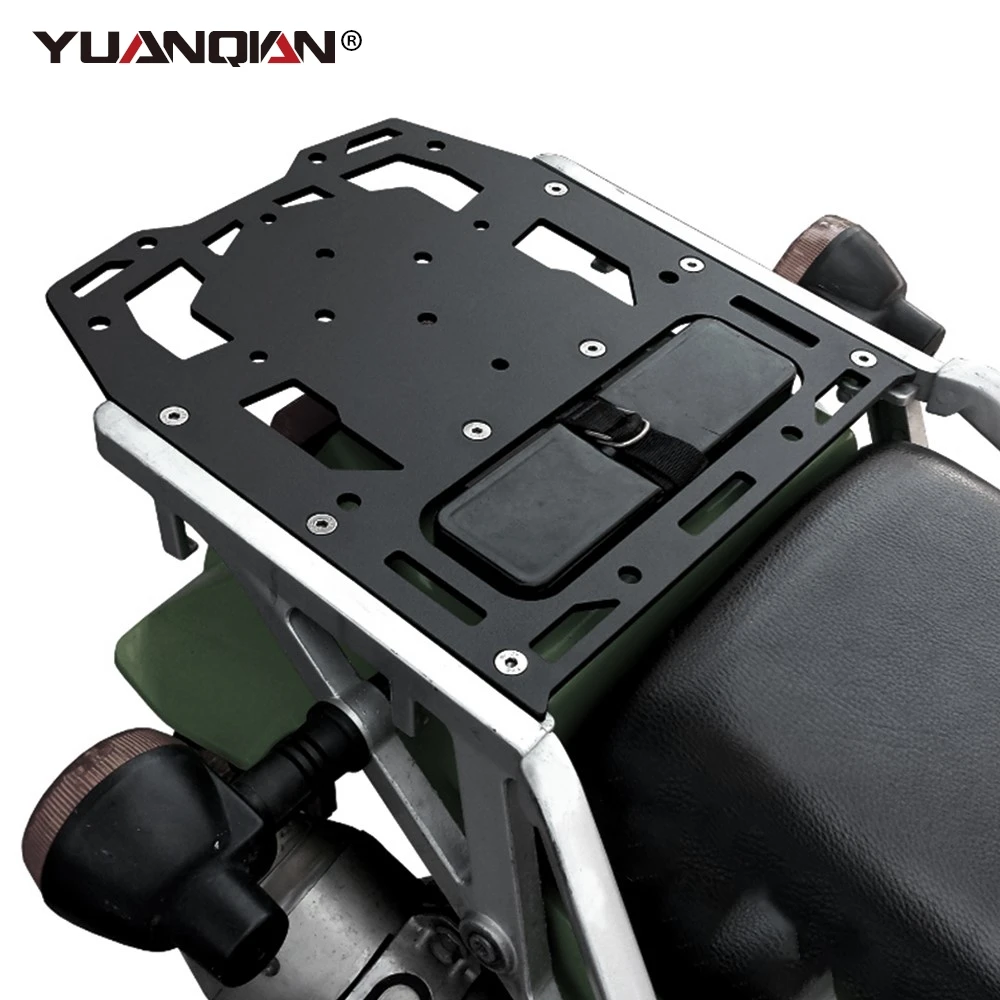 For Kawasaki KLR650-E KLR650 KLR 650 2008-2018 Motorcycle Rear Luggage Support Shelf Case Holder Trunk Frame Plate Bracket 2017