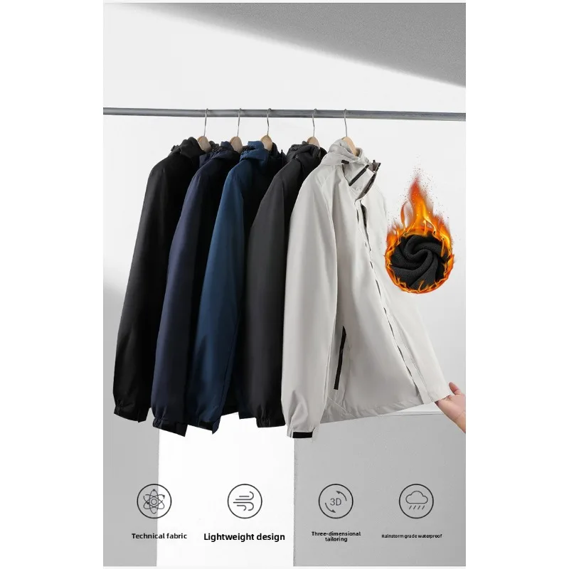 

Осень-зима, новая высококачественная пара «три в одном», водонепроницаемая ветрозащитная штурмовая куртка, удобная куртка для походов и кемпинга