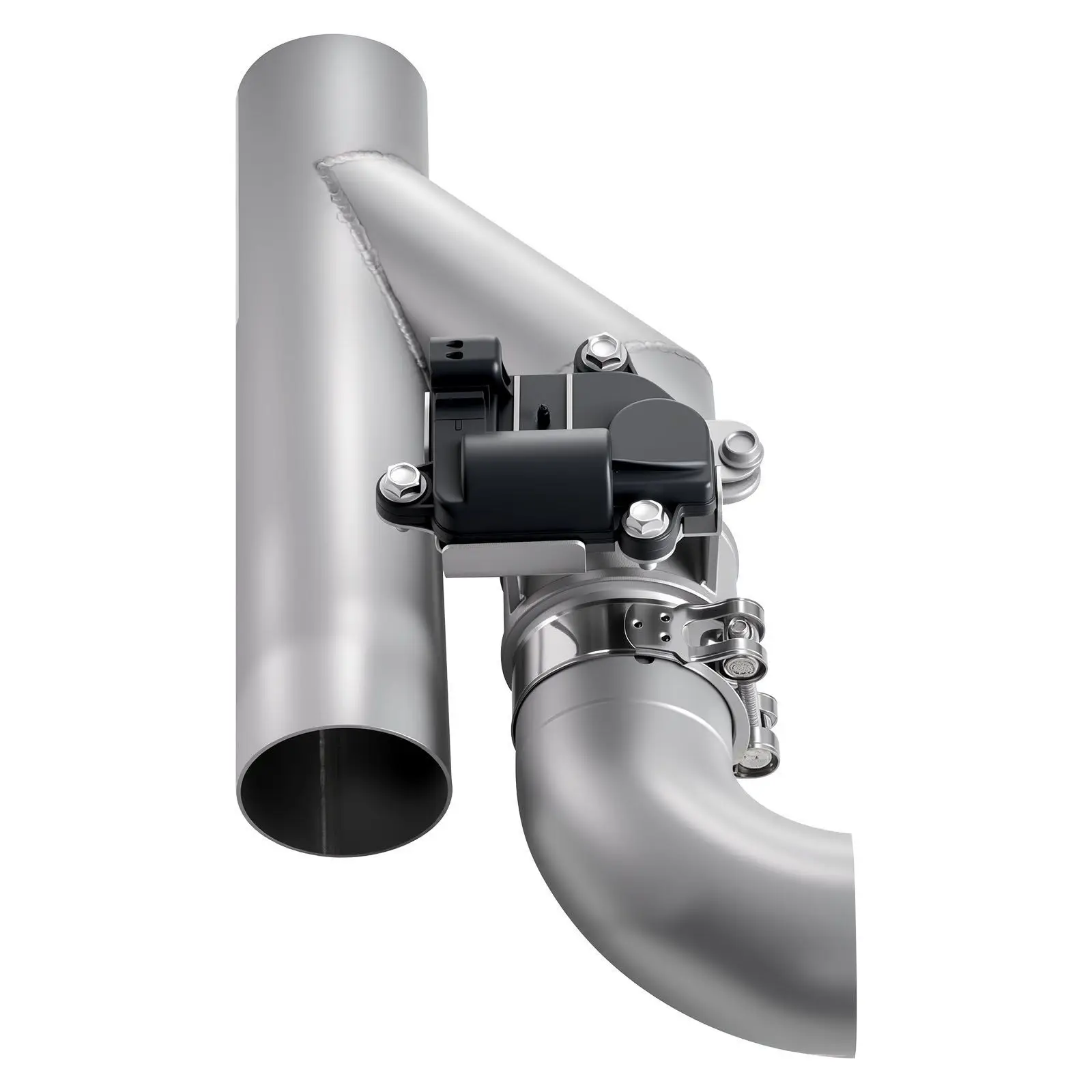 New Exhaust Valve Kit 2.5 Inch Universal Stainless Steel Y Pipe Cutout For Trucks Retrofit/Upgrade Systems