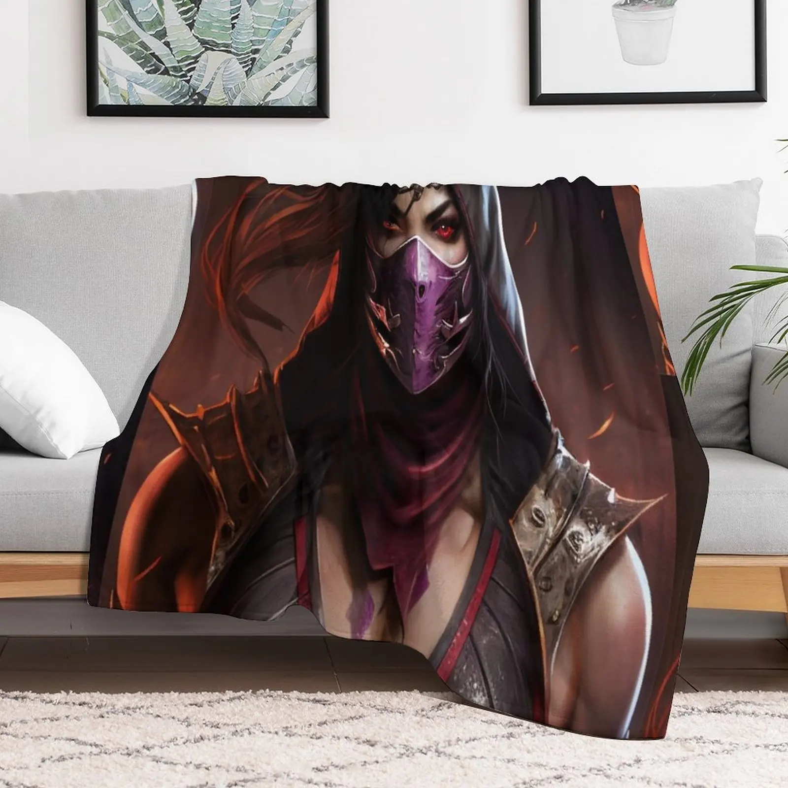 Mileena Throw Blanket Extra Large Throw Flannels Weighted Blankets