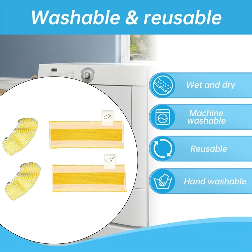 Replacement Microfiber Mop Cloth 4PCS Steam Bonnet Triangle For Karcher SC1 SC2 SC3 SC4 SC5 SC7 Steam Mop Pads-A54Q