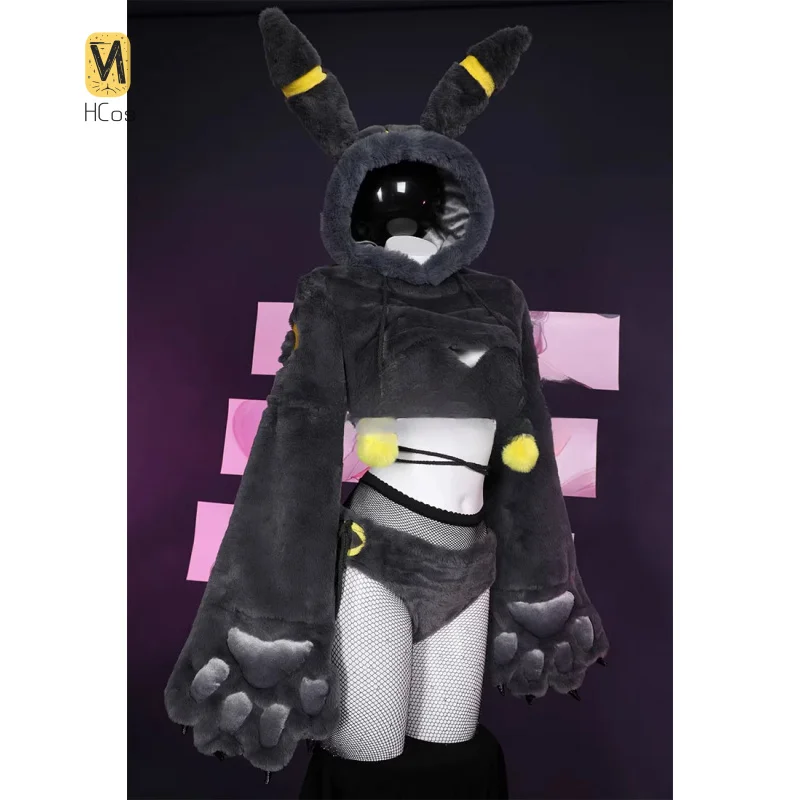 

HCos Umbreon Cosplay Costume Lovely Uniform Halloween Party Role Play Outfit Women