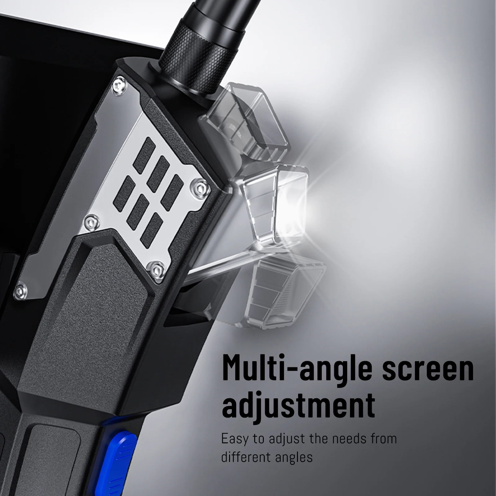 5Inch IP Screen 2MP 1080P 5.5mm Dual Lens Industrial Endoscope CMOS Borescope Inspection Otoscope Camera Digital Microscope