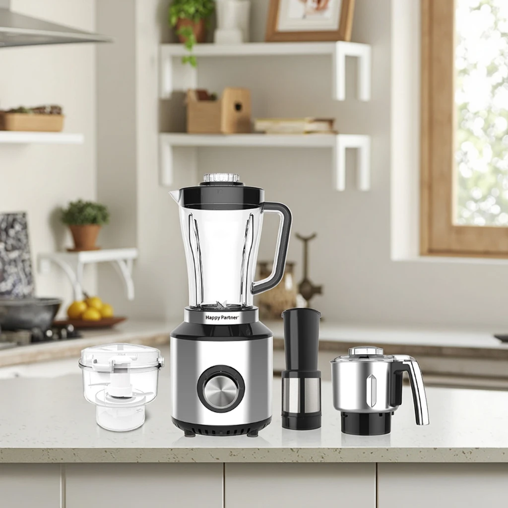 

kitchen accessories2024 Happy Partner Electric Juicer Blender High-Speed Stainless Steel Soup Maker Magic Food Processor Best Gr