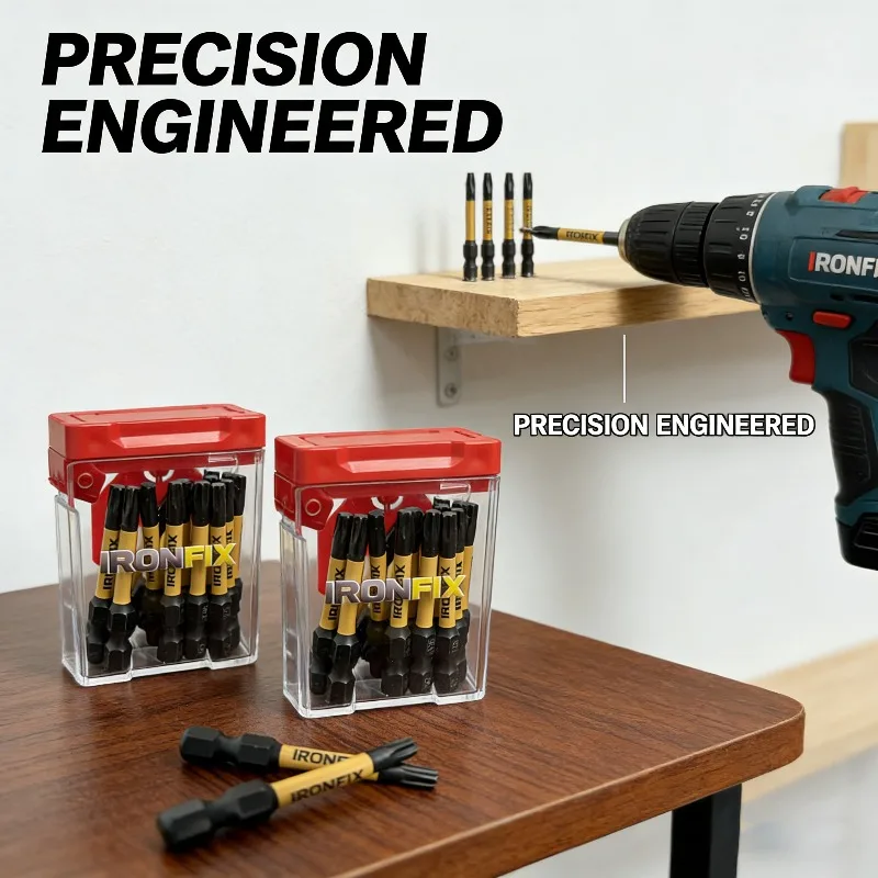 High Quality 20pcs T25 Screwdriver Bits Set For Electric Drill Driver Tool Kit Box Storage Hardware Accessories - view 3