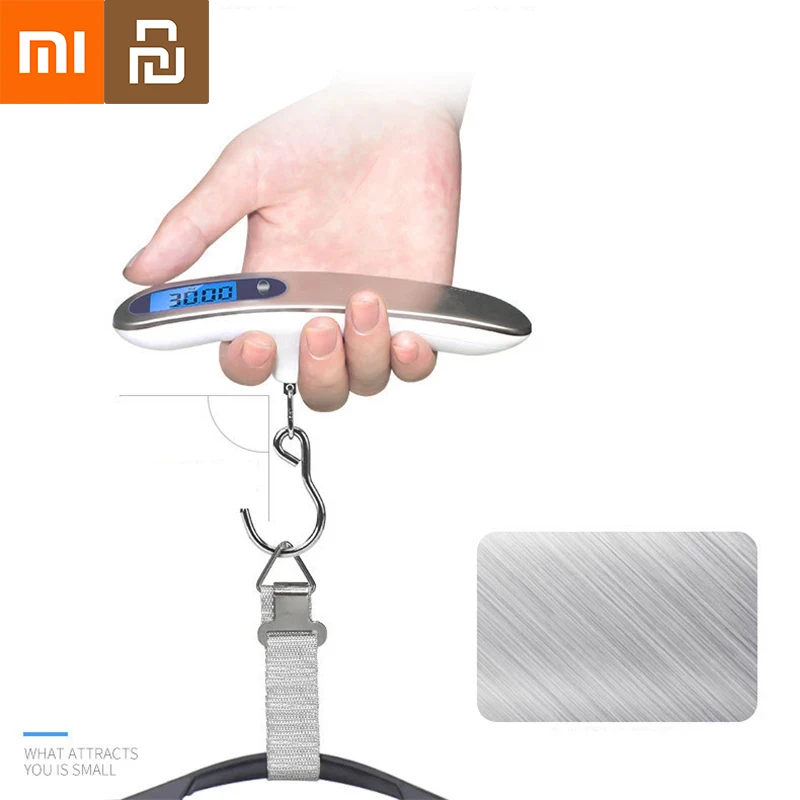 

Xiaomi Scale Digital LCD Display 110lb/50kg Electronic Luggage Hanging Suitcase Travel Weighs Baggage Fishing Scale with Hook
