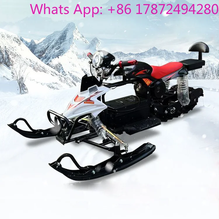 Factory Price 48v 20A Electric Snowmobile Winter Sports Adult Snowmobile High-quality Two-seater Snowmobile Racing