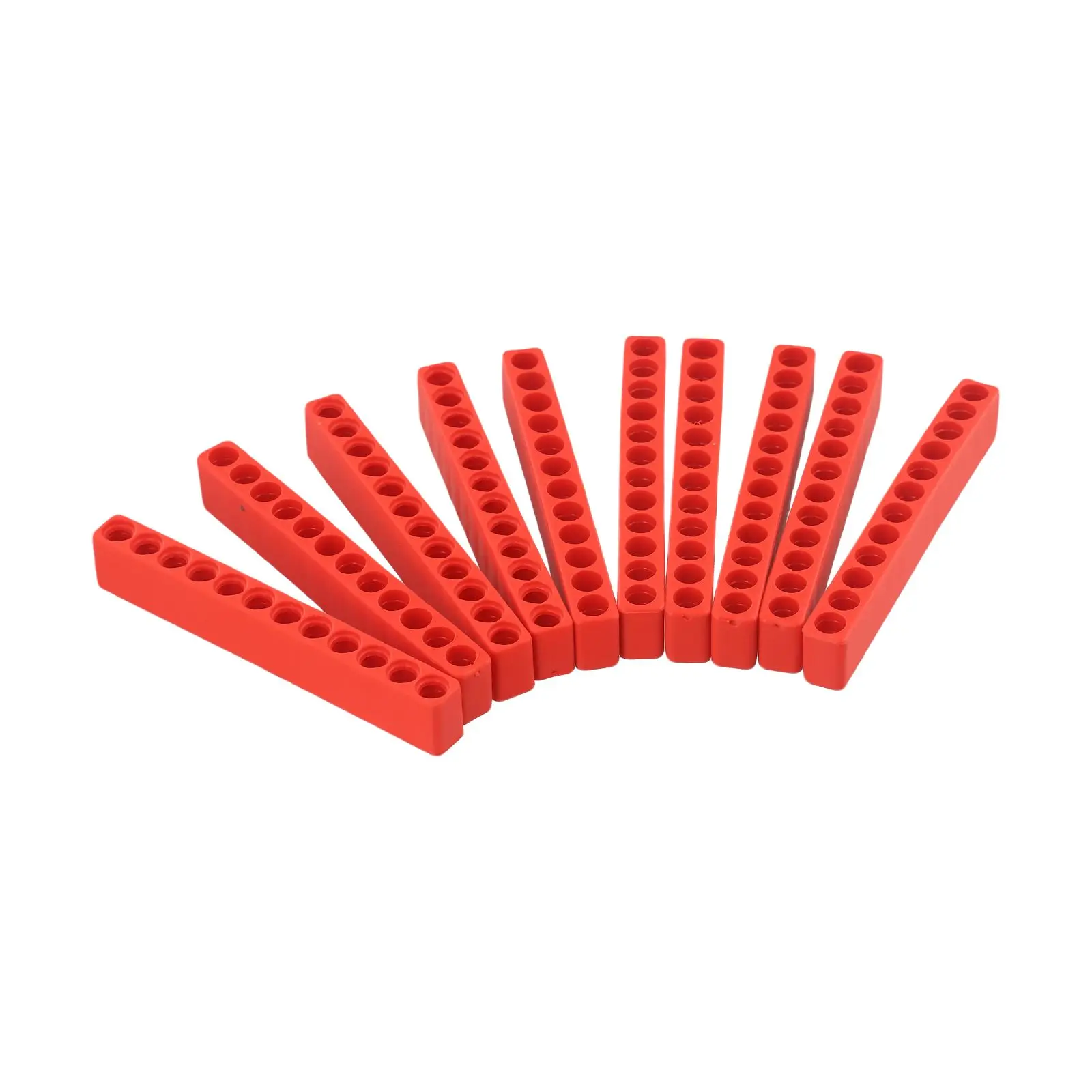 Plastic Storage Stand for 1/4 Inch Hex Shank Bits 10 Pieces 14 Inch with 12 Holes Suitable for Screwdriver Bit Organization