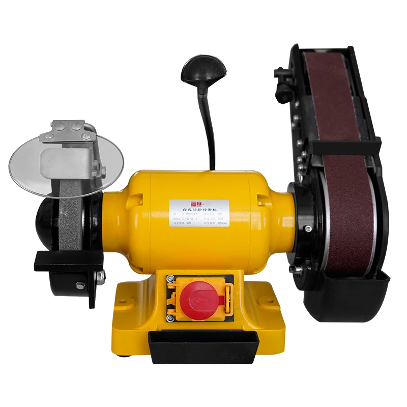 Hot Sale New 6'' 500W 2956rmp Mini Electric Belt Disc Sander MD3215W-PL Industrial Grade Wood Working Machine for Home DIY Use