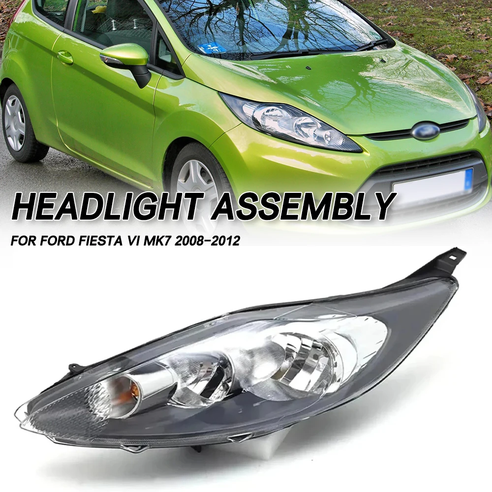 

Left/Right Side Front Bumper Head Light Headlamp Driving Headlight Turn Signal Light For Ford Fiesta VI MK7 2008 2009 2010-2012