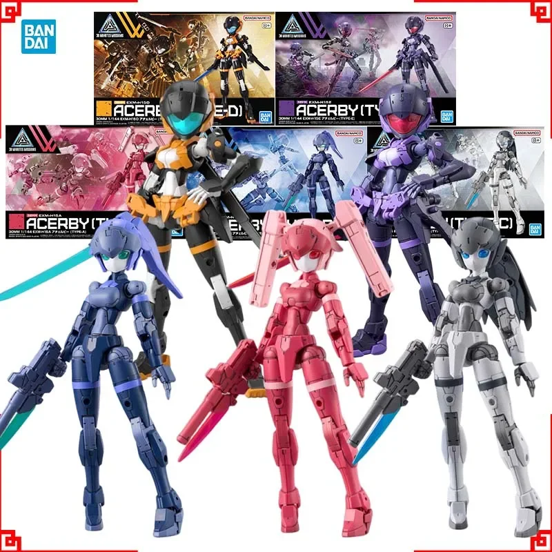 Bandai 30 Minutes Missions Modellbausatz 30MM EXM-H15 Acerby A B Acerby C D E Actionfigur Bausatz Anime Figuren Spielzeug Jungen Geschenk