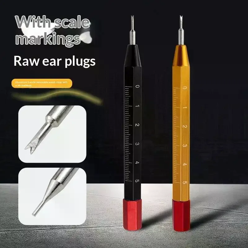 Spring Bar Watch Repair Tool: Aluminum Handle with Clear Scale & High Precision Tip for Professional Watch Band Replacement