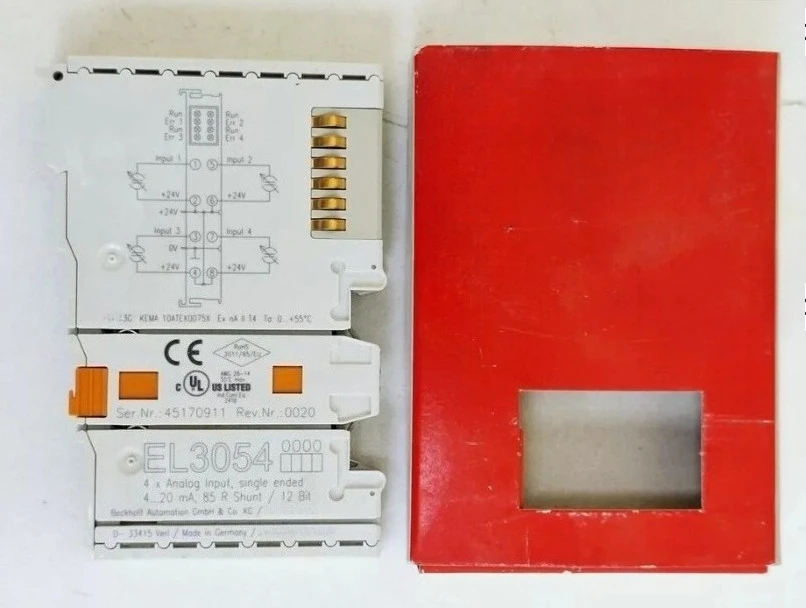 

Brand new EL3054 | 4-channel Analog Input Terminal 4...20 MA, Single-ended, 12 Bit Fast delivery