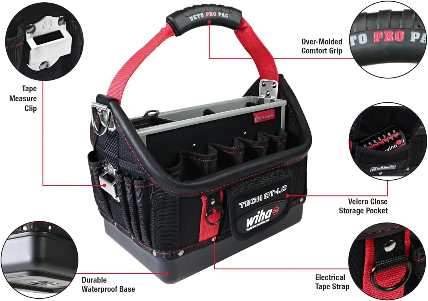 حار بيع جودة 91239 11 قطعة Veto RedStripe TECH OT-LC مجموعة أدوات حمل مفتوحة