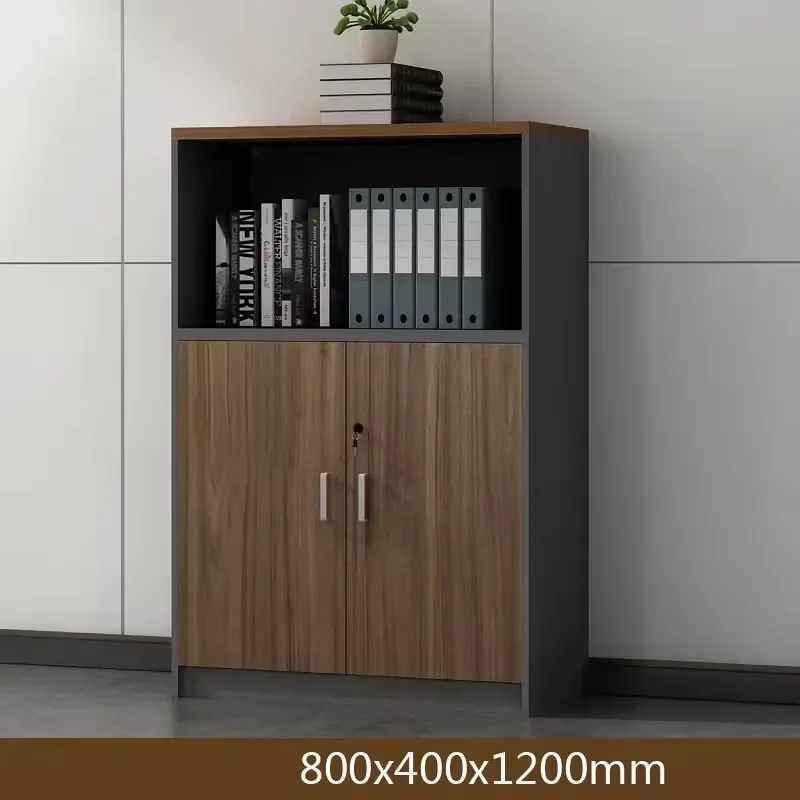 2026 Modern Wooden Locking Office Low Mobile File Cabinet Factory Direct Workstation Dividers Table School Gym Workshop Home Off
