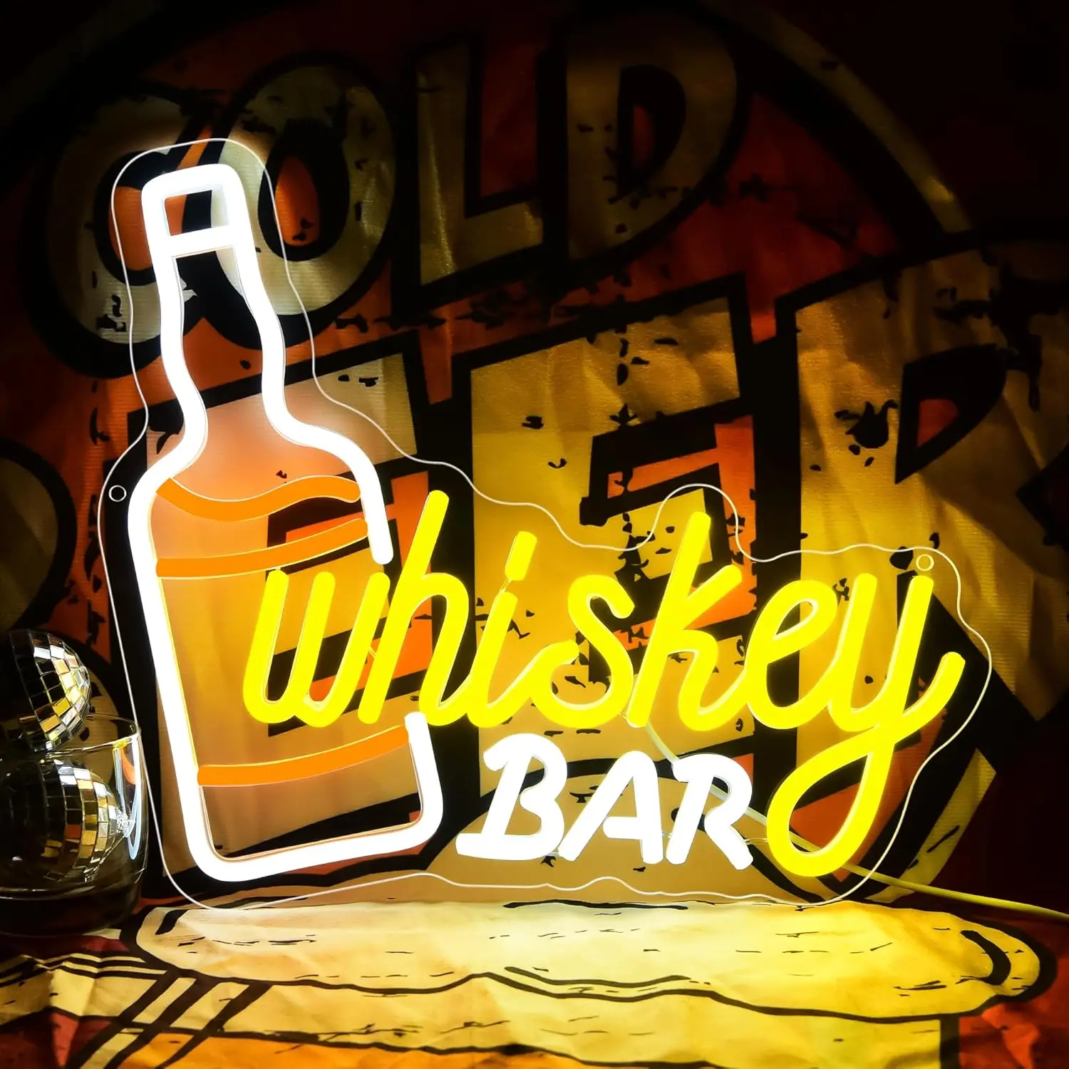 Whiskey Bar Neon Si…