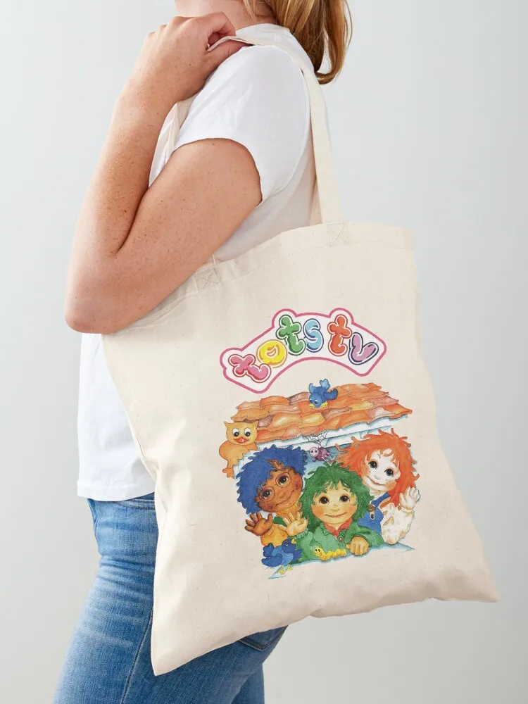 

Tots TV - Retro Children's TV CITV Tote Bag Women's beach bags Gift bag Custom bag tote canvas