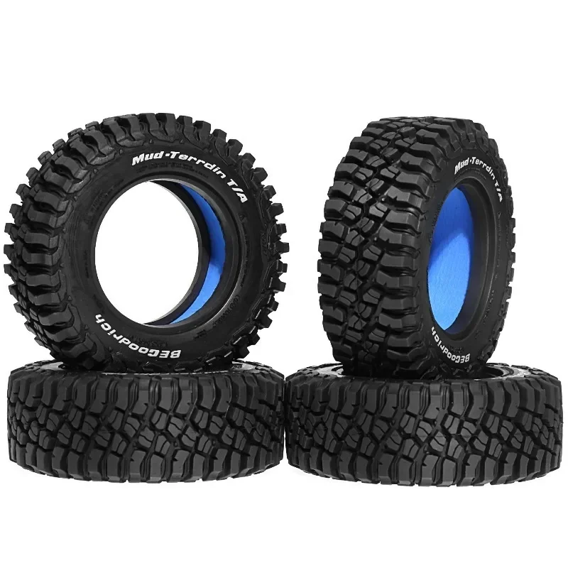 

4pcs 1.9 Inch Rubber Tyre 90mm For 1/12 Crawler Car Mjx H12y+ 1/10 Axial Scx10 Tamiya Cc01 D90 D10 Hsp Hpi Wltoy Tamiya