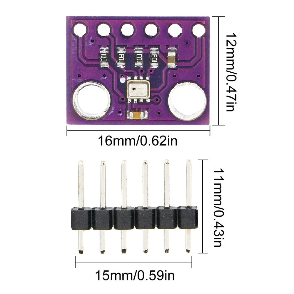 GY-BMP280 3.3V I2C SPI Digital Sensor Temperature Barometric Air High Precision Atmospheric Pressure Sensor Module For Arduino