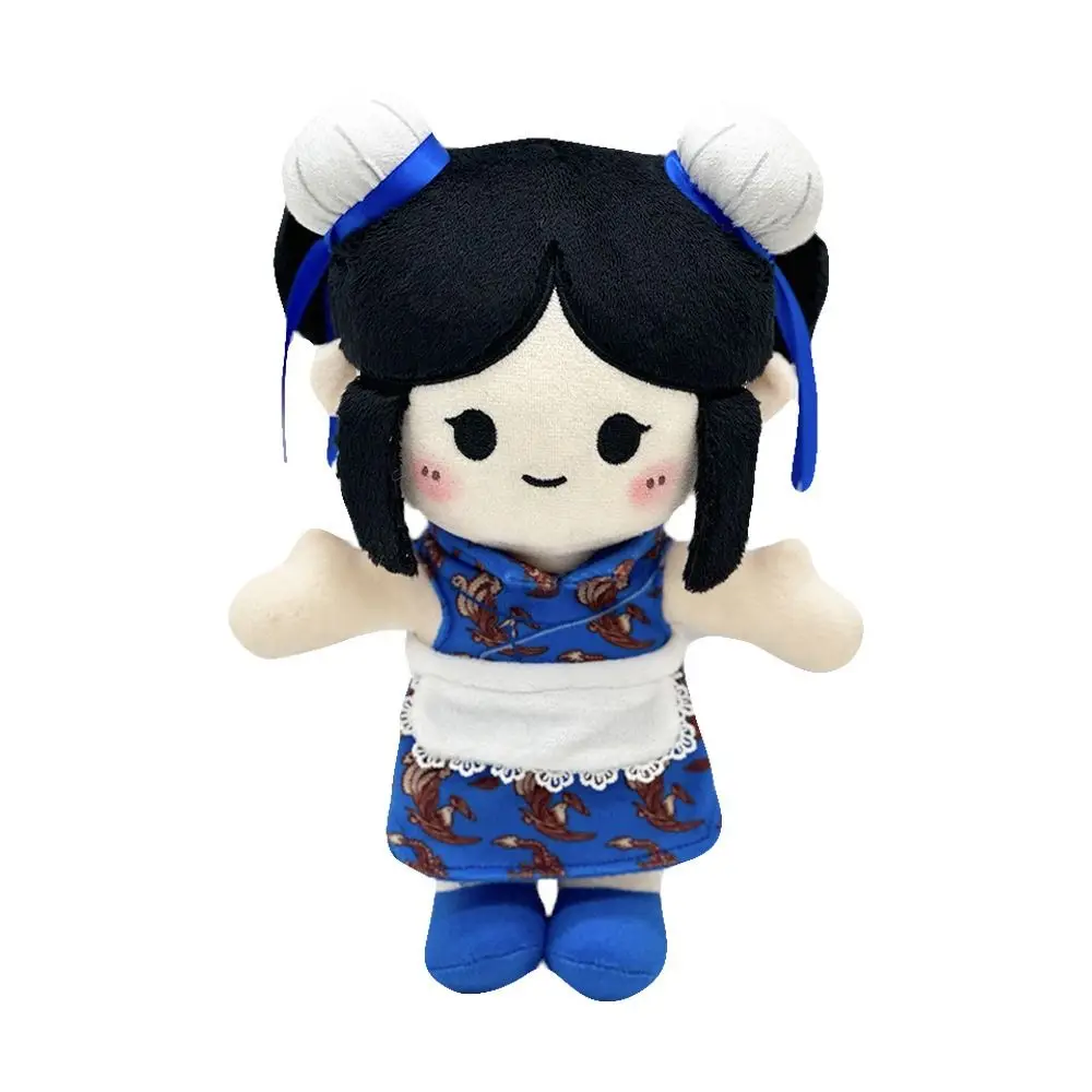 Chinese Style Cartoon Plush Toy Fun Cute Apron Girl Plush Doll Rag Doll Uniquely Designed Chinese Girl Plush Toy Bed Decors