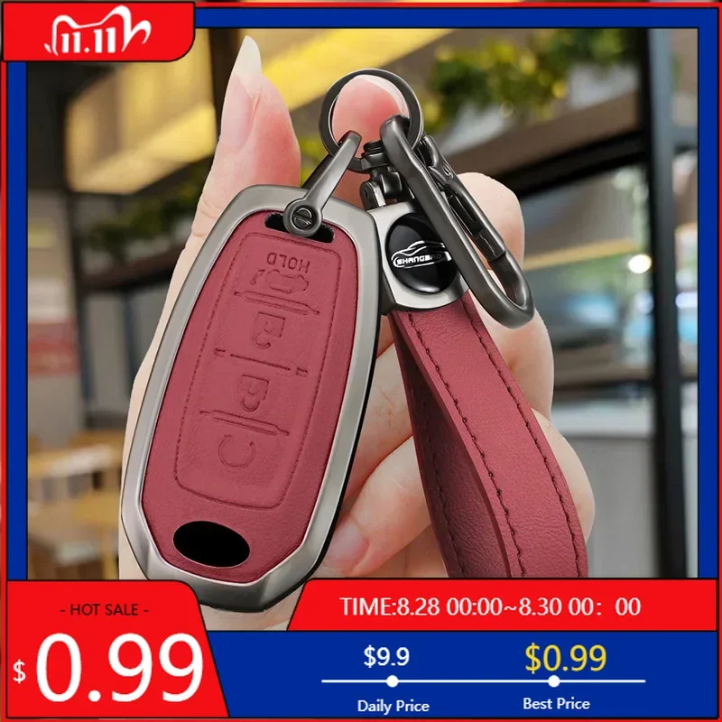 

Внутренние наклейки для Infiniti Q50 Q60 Q70 QX50 QX60 QX70 G25 FX JX35 FX25 FX35 EX35 FX37 Чехол для ключей из цинкового сплава, кожаный автомобильный пульт дистанционного управления