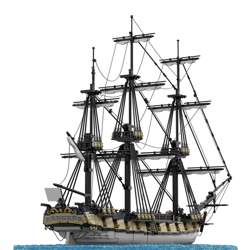 4643 PCS 선박 브릭 IFNEminente MOC 맞춤형 모듈식 빌딩 블록 간단한 인기 브릭 교육용 DIY 장난감 크리스마스 선물