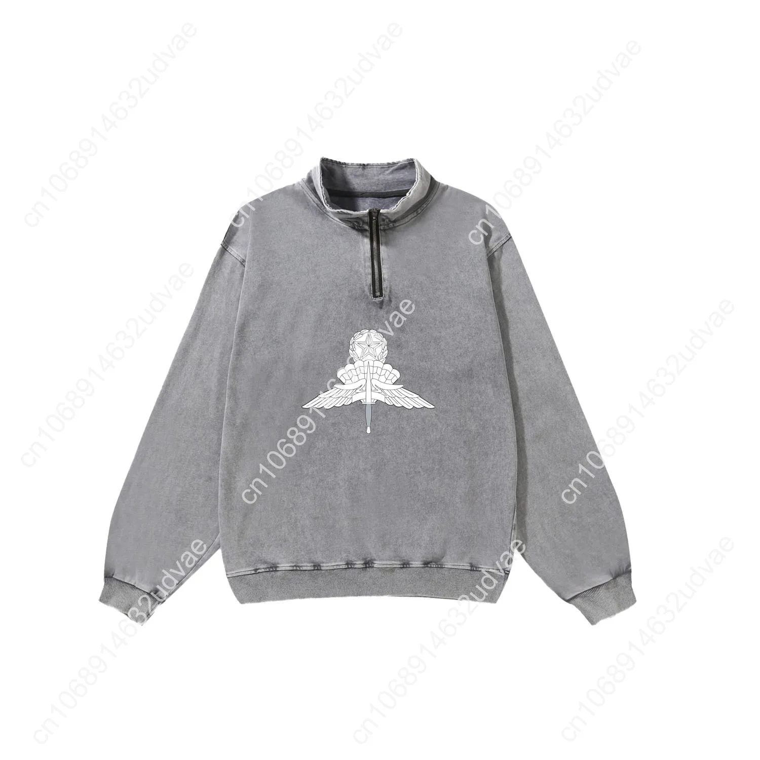 Master Military Freefall Parachutist Abzeichen Retro Sweatshirt Mann Frau Teenager Vintage Pullover Halb Maßgeschneiderte Ärmel T-shirt