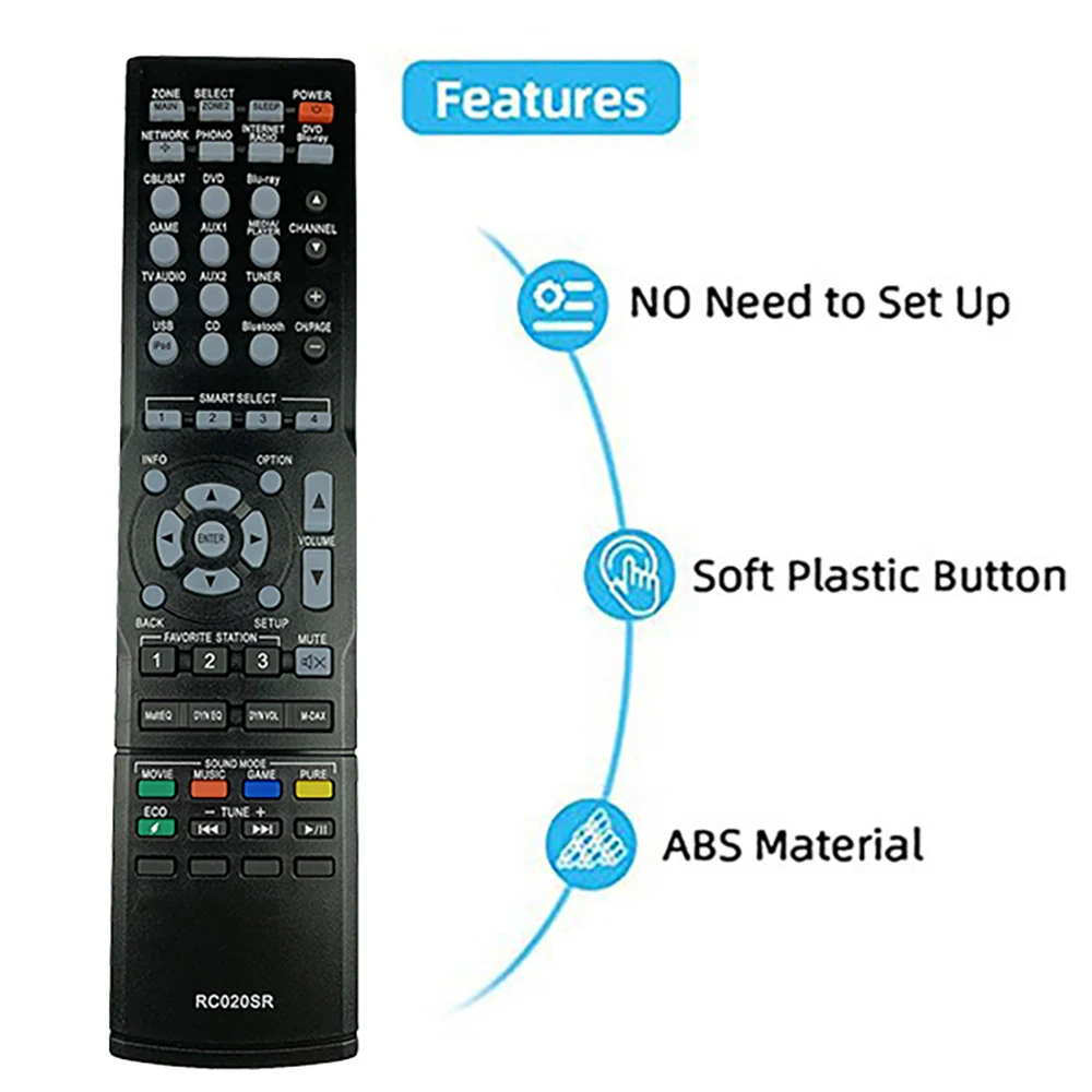 A57G-RC020SR Control remoto para Marantz NR1504 NR1403 NR1501 RC020SR AV amplificador de potencia Control remoto de repuesto