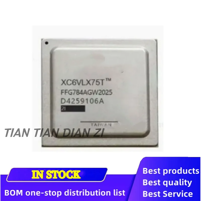 

1pcs/lot XC6VLX75T-3FFG784 XC6VLX75T BGA784 ic chips in stock
