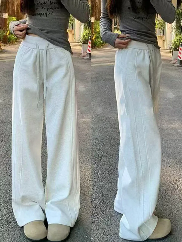 

Широкие брюки, удобные женские летние легкие брюки стандартного кроя, милая девушка, праздничная вечеринка, эластичный спандекс, софтшелл