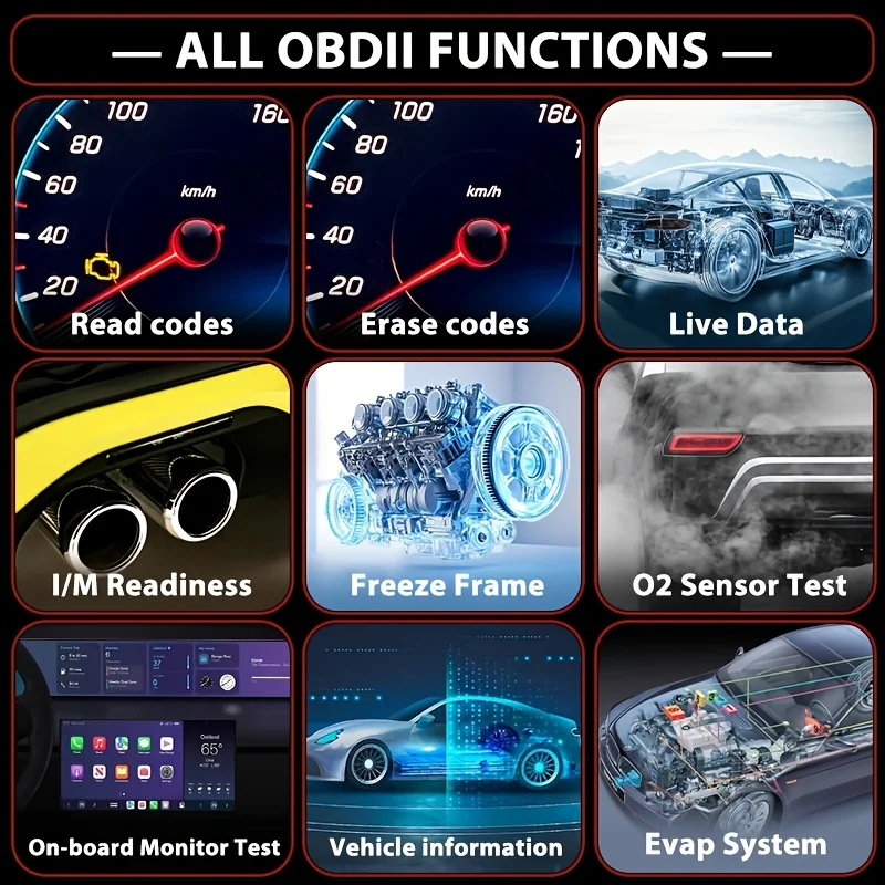 V600 2025Version Full OBDII Function Car Diagnostic Tool Electronic Programming Tool in 10 Languages Without Battery